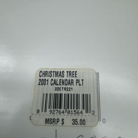 Spode Christmas Tree Plate Annual Collector 2001 Welcome To The New Millennium - Picture 7 of 7